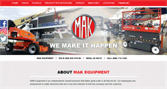 Desktop Screenshot of mak-industries.com